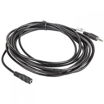 LANBERG CABLE ESTEREO CA-MJFJ-10CC-0050-BK JACK 3.5MM MACHO A JACK 3.5MM HEMBRA,5 METROS
