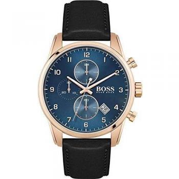 BOSS Men's Analogue Quartz Watch with Leather Strap 1513783