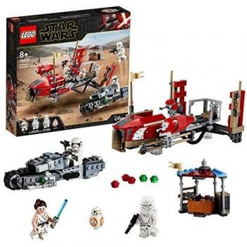 LEGO Star Wars TM - Trepidante Persecución en Pasaana, Set de Construcción Inspirado en la Guerra de la Galaxias, Vehículo Espacial de Juguete, Episodio IX: El Ascenso de Skywalker