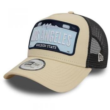 Gorra Trucker New Era Los Angeles Beige Unisex Algodón Talla Única 2024