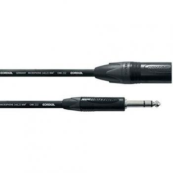 Cordial CPM 5 MV XLR to 6.35mm Jack Adapter Cable - 5m Black