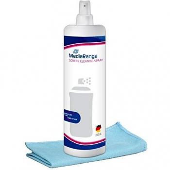 MediaRange MR721 kit de limpieza para computadora Líquido y paños secos/húmedos para limpieza de equipos LCD/TFT/Plasma 250 ml - Kit de limpieza para ordenador