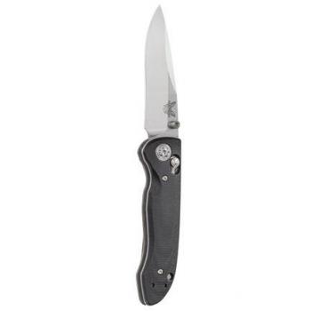Benchmade Foray cuchillo plegable Unisex, color gris/negro, 82 mm