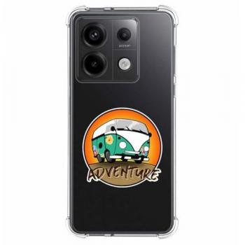Funda Antigolpes de Silicona con Diseño Adventure para Xiaomi Redmi Note 13 Pro 5G