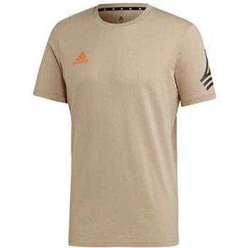 adidas Tan Logo tee Camiseta, Hombre, caqtra, XL