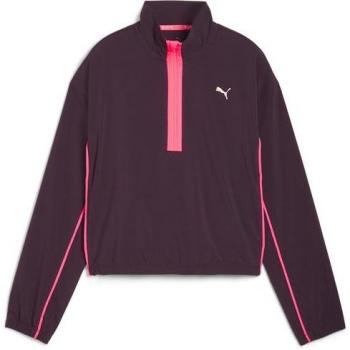 Chaqueta de mujer Puma Run For Her Fashion Woven 1/2 Zip - Morado - XS