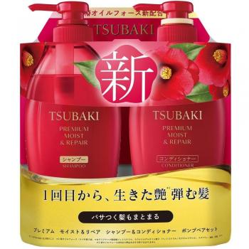 Tsubaki Premium Moist Repair Conditioner Set 450ml