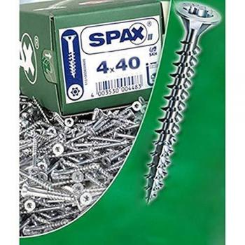 SPAX S - Tirafondo Galvanizado Cp Spax S 4X40 Mm