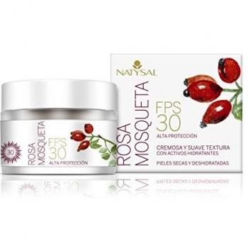 Natysal Crema de Rosa Mosqueta Fps30, Para Piel Seca y Deshidratada, Multicolor, 50 Ml