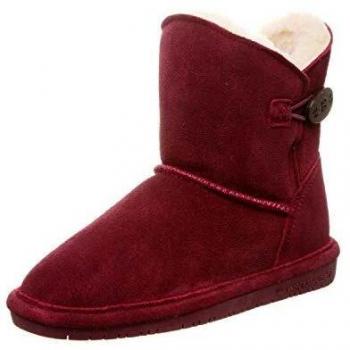 Bearpaw Girls Rosie Youth Slouch Boots, Red Wine 667, 2 UK