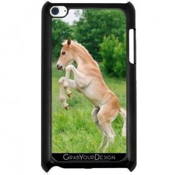 Funda para Ipod Touch 4 - Haflinger Potro Caballo Encabritado