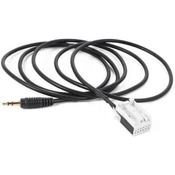 XCSOURCE® 3.5mm Jack 12pin Reproductor de MP3 Aux-in cable adaptador para Mercedes-Benz Clase C W169 W203 W209 W251 W221 Radio headunit MA812