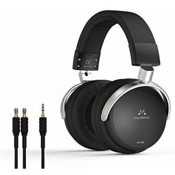 SoundMAGIC HP1000 Over Ear Auriculares estéreo Cerrados Auriculares de Alta fidelidad los Auriculares audiófilos con Aislamiento de Sonido - Negro