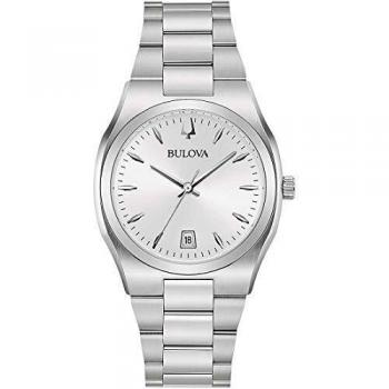 Reloj Bulova Surveyor Lady 96M156 acero mujer, tipo de producto: reloj de pulsera para mujer, características: caja de acero inoxidable, movimiento de cuarzo, esfera blanca con detalles plateados, resistencia al agua hasta