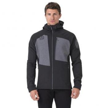 Ternua Chaqueta Softshell Lekko Hard 2.0 Negro para Hombre (L)