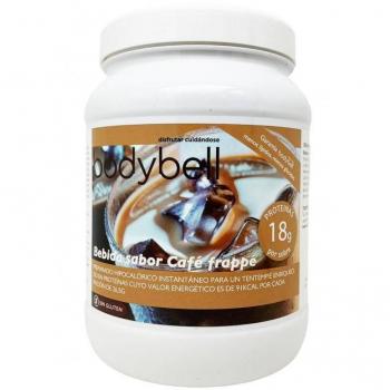 Bodybell Café Frappe 450g - Delicioso café frappé con 18g de proteínas y fácil disolución