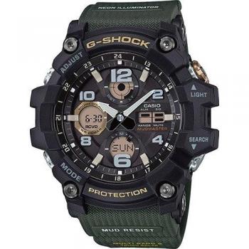 Casio Reloj Analógico-Digital para Hombre de Cuarzo con Correa en Caucho GWG-100-1A3ER