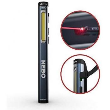 Linterna Recargable NEBO Trio 300 Lúmenes con Puntero Láser