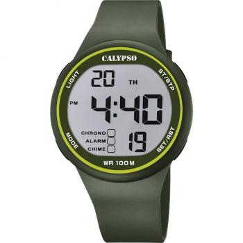 Reloj Calypso Para Hombre K5795 Color Splash Caja de Caucho Multicolor