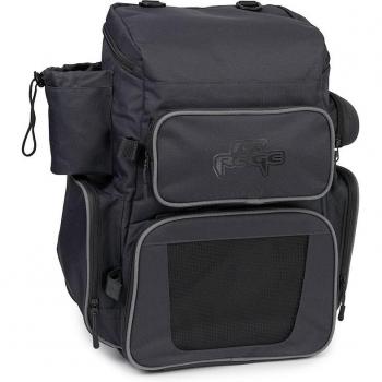 Mochila de pesca Fox Rage Negra con múltiples compartimentos, material resistente al agua, correas ajustables y diseño ergonómico