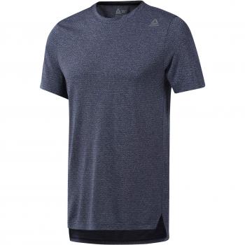 Reebok Wor Melange Tech Top-Reg Camiseta, Hombre, Maruni, S