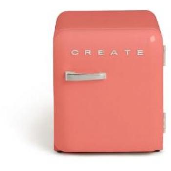 Frigorífico Retro Mini 50cm 48L R600a Clase F Rosa