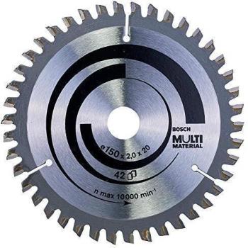 Bosch 2 608 640 501 - Hoja de sierra circular Multi Material - 150 x 20/16 x 2,0 mm, 42