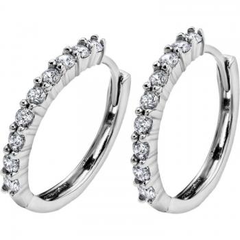 Pendientes Time Road WS01329 de Plata para Mujer con Acabado de Brillo Basics
