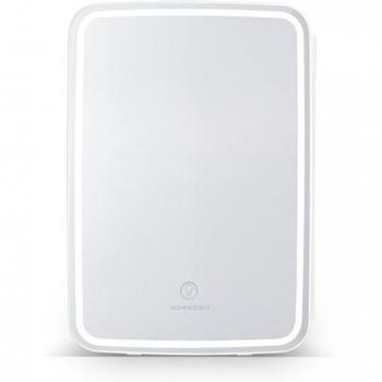 Mini Nevera para Maquillaje Portátil Schneider SCMF10MW 9L con Espejo LED Regulable y Función Frío/calor, compatible con 12V-220V