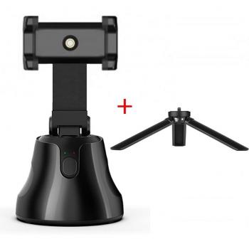 Cardán de Selfie Inteligente 360° con Seguimiento de Cara y Objeto para Teléfonos Inteligentes - Palo de Selfie para Fotos, Vlogs y Grabaciones en Vivo