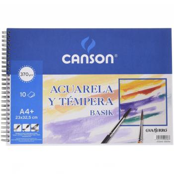 Bloc de dibujo Canson Din A4 espiral Acuarela
