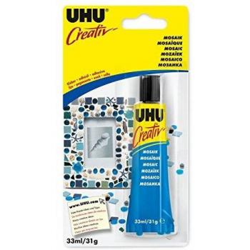 UHU Creativ Mosaico - Adhesivo Amarillo de 33ml