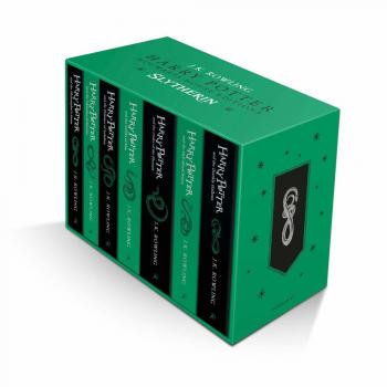 Cofre de Libros en Tapa Blanda Edición Casa Slytherin de Harry Potter (1-7)