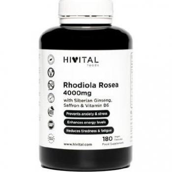 Rhodiola Rosea 4000 mg | 180 cápsulas veganas