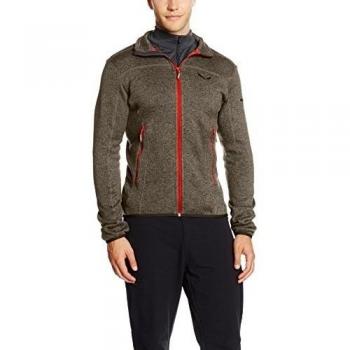 Salewa Rocca Pl M Fz - Chaqueta para hombre, color marrón, talla 50/L