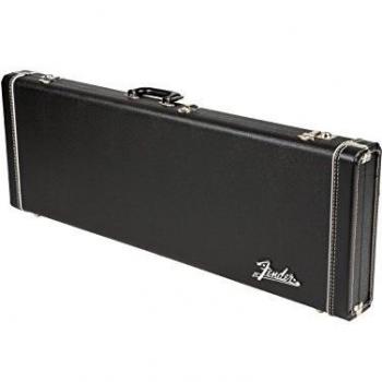 Fender Deluxe Stratocaster/Telecaster Hardshell Case with Orange Plush Interior