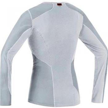 GORE RUNNING WEAR Essential Base Layer Windstopper Lady Termo - Camiseta de running para mujer, color gris, talla 40