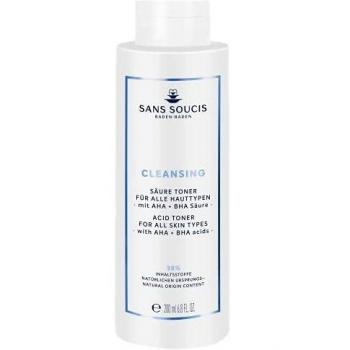 Sans Soucis Cleansing Acid Toner with AHA + BHA for All Skin Types, 200 ml
