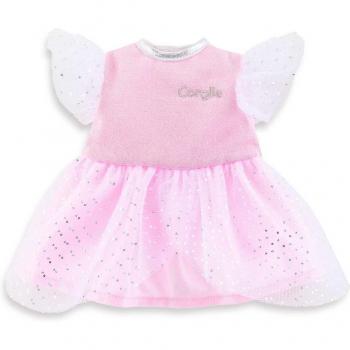 Vestido brillo rosa para muñeca de 36 cm