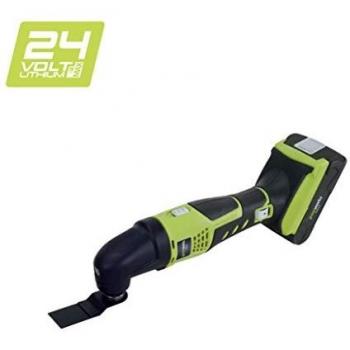 Greenworks 673600807 Herramienta Multifunción Inalámbrica, 24 V, Verde