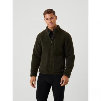 Björn Borg Centre Pile Fleece Jacket Green, L