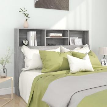 Mueble Cabecero Gris Sonoma 140x19x103,5 cm Vidaxl