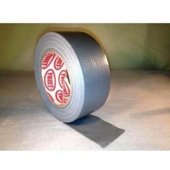 1 rodillo Yuzet Premium Premium - Cinta americana plateado 48 mm x 50 m embalaje de pato gamuza