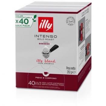 Cialdas de Café Illy Intenso ESE 44mm - 40 Piezas