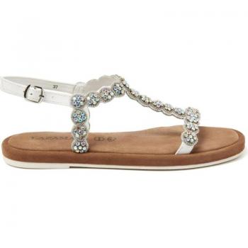 Sandalias de Mujer Lazamani Tiras White