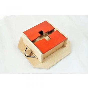 My Intelligent Dogs Juguete Interactivo de Madera para Perros Cubo Suizo, M