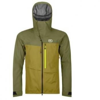 Chaqueta freeride Ortovox 3L Ravine Shell Jacket M (sweet alison) hombre, chaqueta marrón impermeable y transpirable, fabricada con tecnología de tres capas, diseño ligero y resistente al viento, ideal para actividades