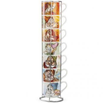 Taza Disney de Blancanieves y los Siete Enanitos con soporte