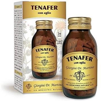 Tenafer con Ajo 180 Pastillas - Suplemento Natural para la Digestión y el Bienestar Intestinal