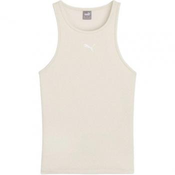 Camiseta tirantes Puma HER beige mujer XS